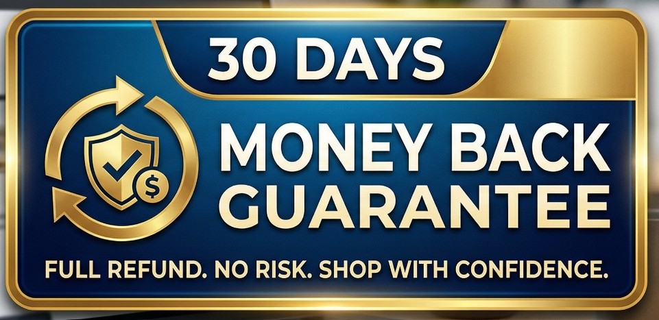 30 Days Money Back Guarantee