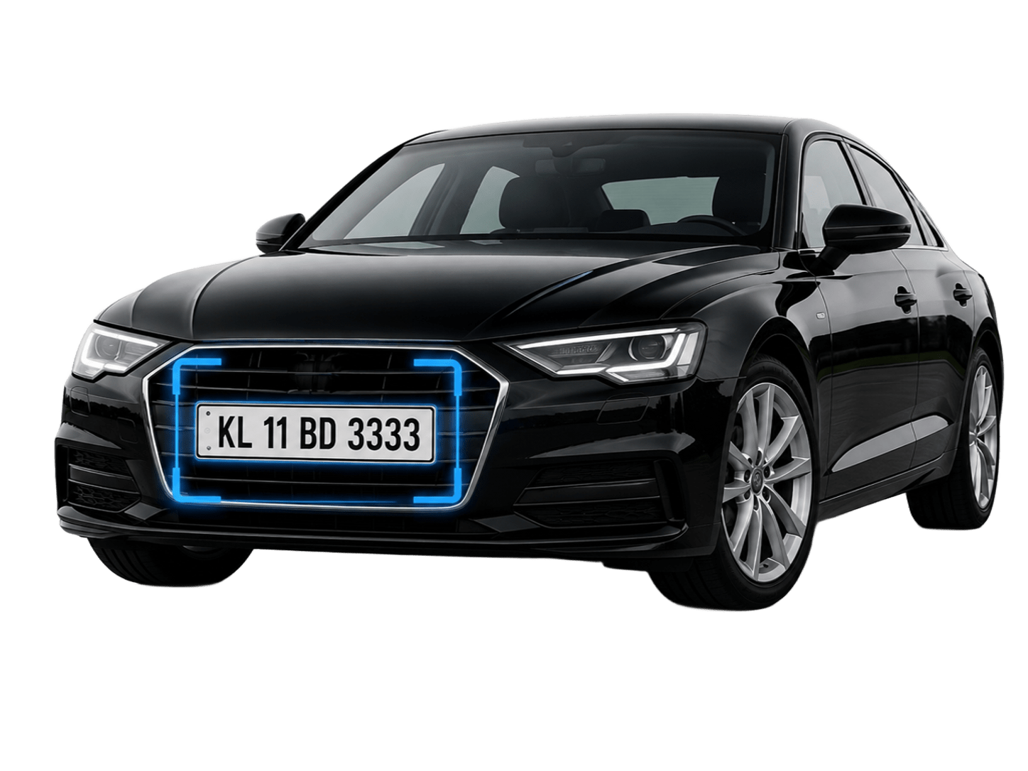 Car with License Plate Recognition